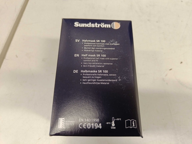 887582-3 10 new pack Sundström half mask SR100 M/L