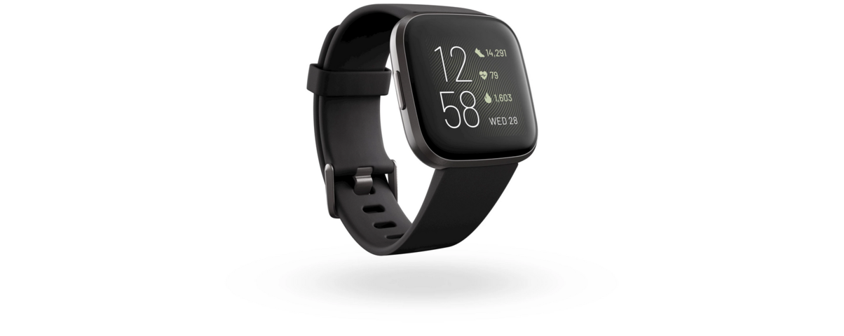 932337-1 Fitbit Versa 2 Black/Carbon