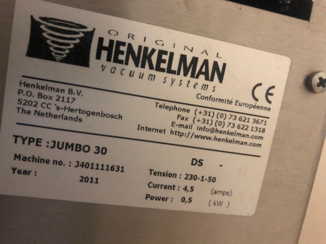 936471-5 1 Vacuum machine Henkelman Jumbo 30