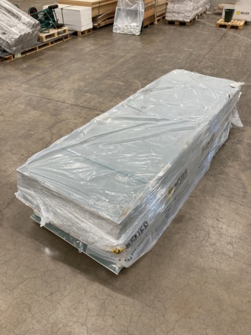 935701-1 Stowage with windproof plasterboard Clima-Board 9.5x900x2700mm