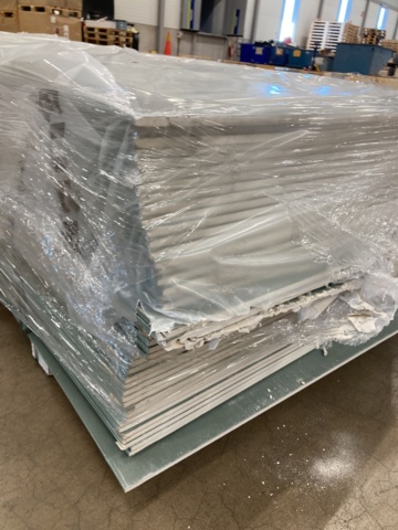 935701-3 Stowage with windproof plasterboard Clima-Board 9.5x900x2700mm