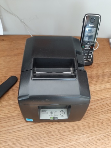920199-3 Card terminal & receipt printer, iZettle & Star