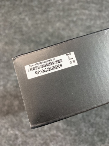 936840-3 Graphics card GeForce RTX 3060 Ti Dual Mini OC 8GB V2(LHR)