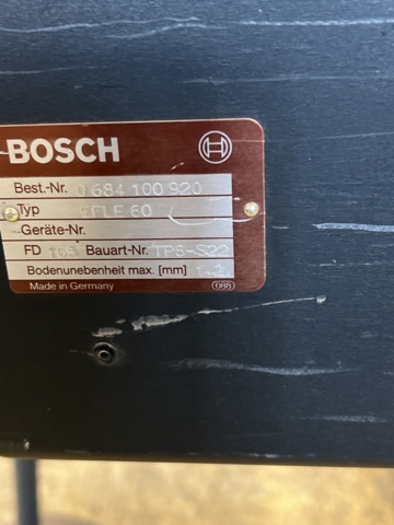 921184-10 Light setting machine, Bosch, EFLE 60