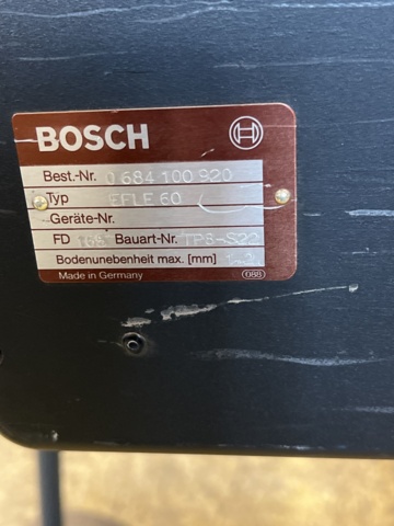 921184-11 Light setting machine, Bosch, EFLE 60