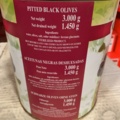 809995-3 Black olives Cordoliva 59 cans of 3kg