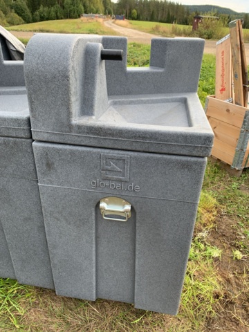 810002-3 Mobile double sink Global Duo