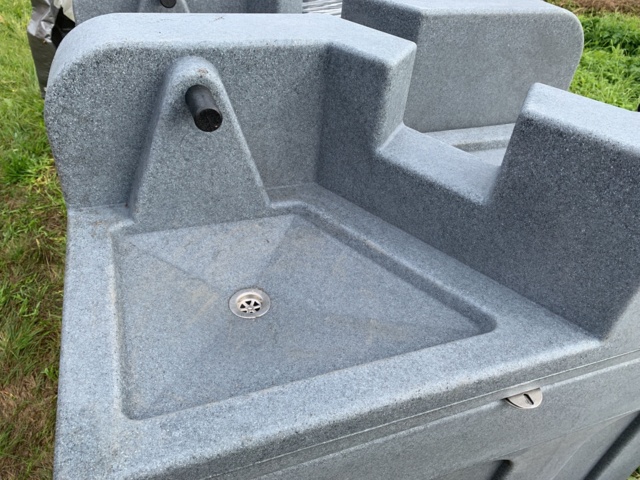 810002-5 Mobile double sink Global Duo