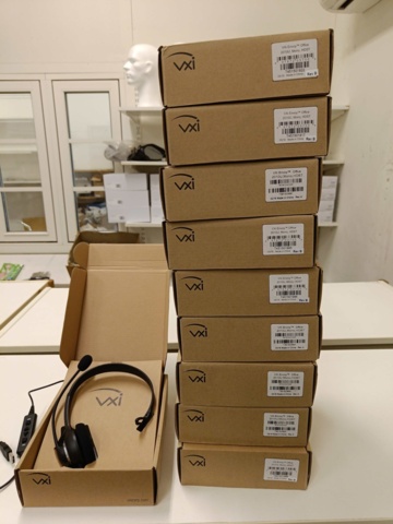 887615-1 10 new VXI Envoy Office 2010U Mono headsets