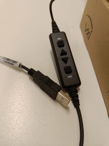 887615-2 10 new VXI Envoy Office 2010U Mono headsets