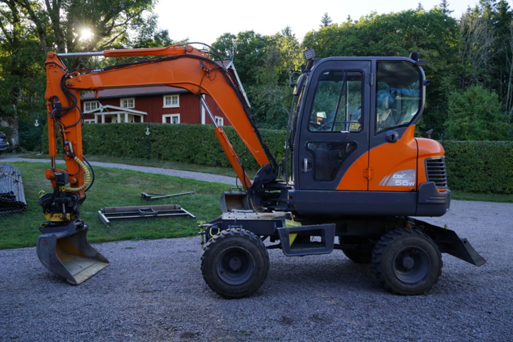 937552-4 Wheel excavator Doosan DX55W incl. Tool