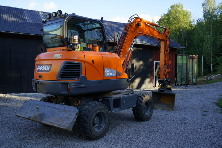 937552-9 Wheel excavator Doosan DX55W incl. Tool