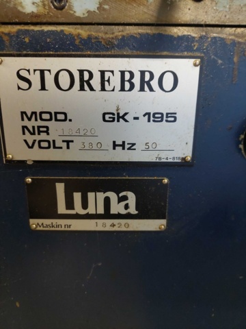 880653-7 Lathe Storebro Gk- 195