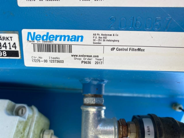 937201-7 Welding extraction system Nederman Filtermax DFO 120