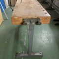 810056-2 Work bench for wood and metal work (reversible table top)