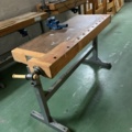 810056-4 Work bench for wood and metal work (reversible table top)