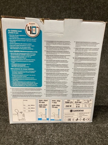 938364-2 Irrigation pump Gardena 7000