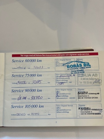 928034-58 Volvo 850R Sedan 2.3 Red - 1996