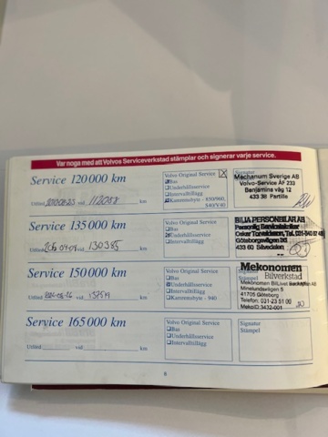 928034-59 Volvo 850R Sedan 2.3 Red - 1996