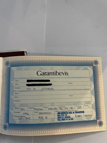 928034-61 Volvo 850R Sedan 2.3 Red - 1996