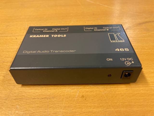 938623-1 Kramer 465 Digital Audio Transcoder