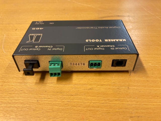 938623-2 Kramer 465 Digital Audio Transcoder