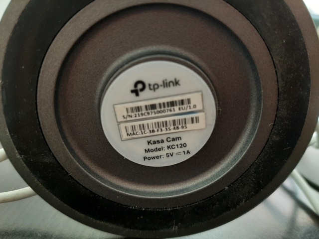 920361-5 IP cameras x4, TP-Link Kasa Cam KC120