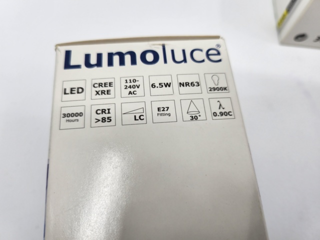 938586-4 5 Lumoluce LED, E27, Cree, 6.5W - Shipping included