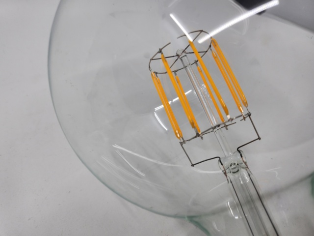 938587-2 5 pcs LED system LED globe, filament, 2600k, 800 lm, dimmable - Shipping included