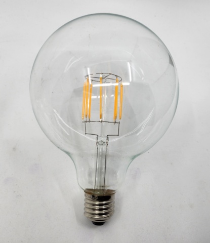 938587-1 5 pcs LED system LED globe, filament, 2600k, 800 lm, dimmable - Shipping included