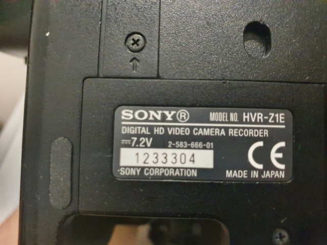 938734-4 Sony HVR-Z1E kamera