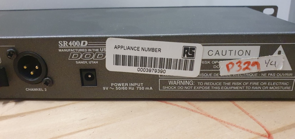 938749-3 DOD SR400D Digital Room Delay - Ei pohjahintaa