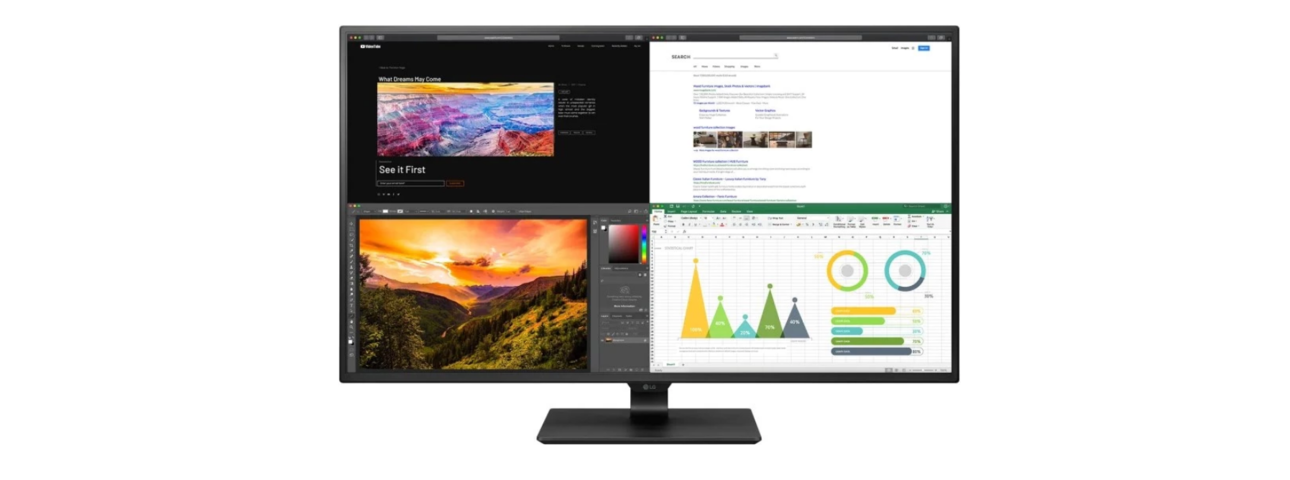 932693-1 43'' UHD 4K IPS screen LG 43UN700-B