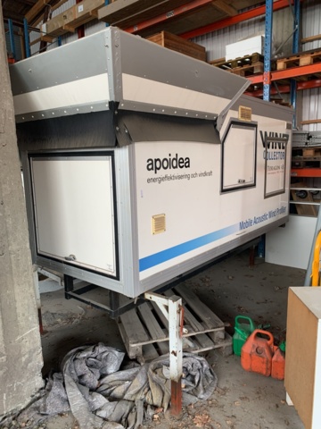 810439-1 Wind measuring equipment Wind Collector with diesel generator, battery charger 24V/80A etc