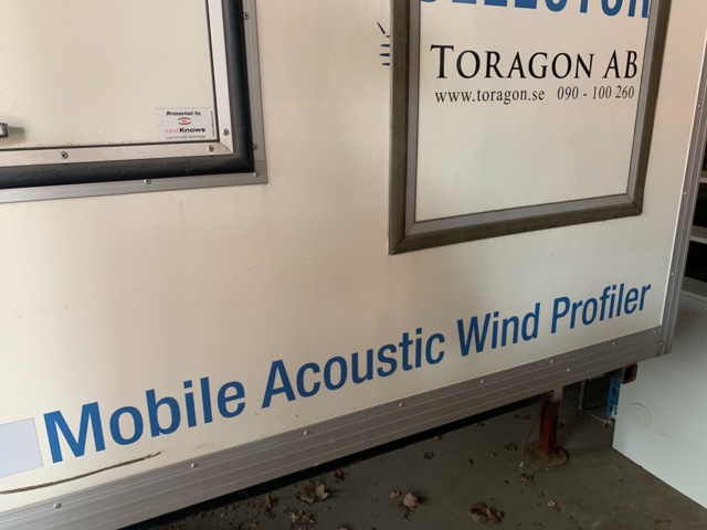 810439-3 Wind measuring equipment Wind Collector with diesel generator, battery charger 24V/80A etc