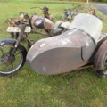 861928-1 BSA med sidovagn MC/delar