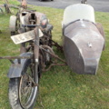 861928-2 BSA med sidovagn MC/delar
