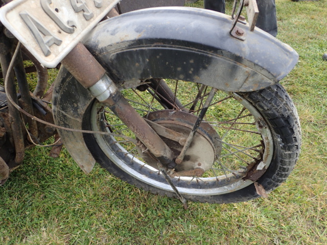 861928-6 BSA med sidovagn MC/delar