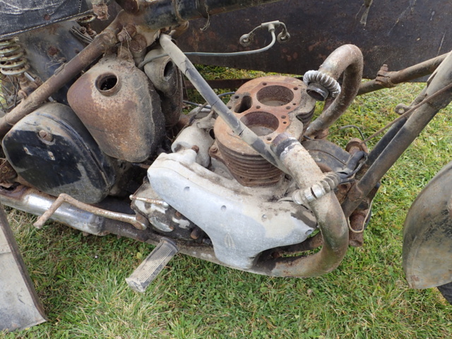 861928-8 BSA med sidovagn MC/delar
