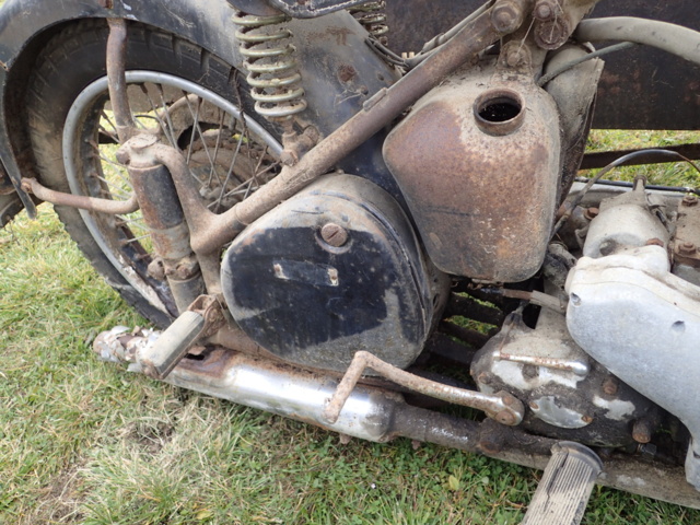 861928-12 BSA med sidovagn MC/delar