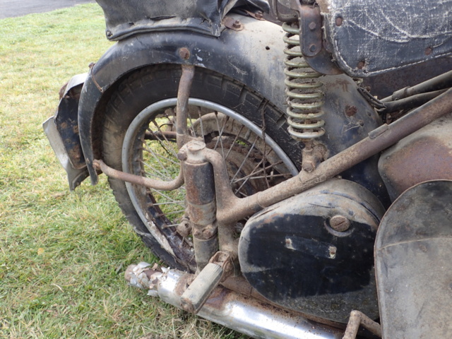 861928-14 BSA med sidovagn MC/delar