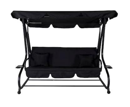 939745-1 Hammock Cello Mala In Black With Black Cushions