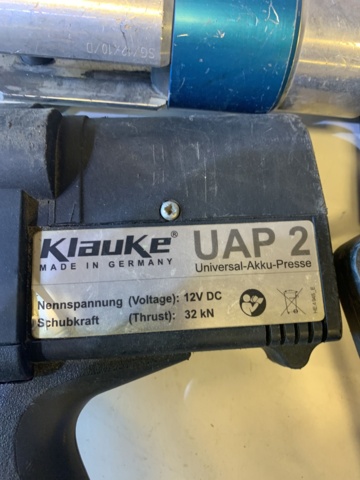 936131-4 Press machine Klauke UAP2, 2 pieces