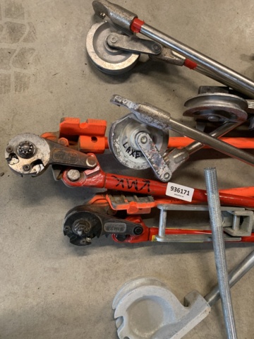 936171-2 Pipe bending tools, pipe cutters