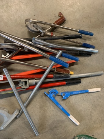 936171-3 Pipe bending tools, pipe cutters
