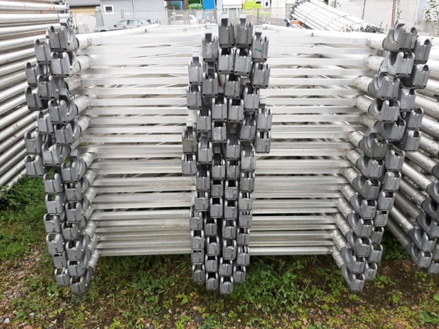 920387-3 Horizontal brace *double* (aluminium) 2.57m - Layher / approx. 50 pcs