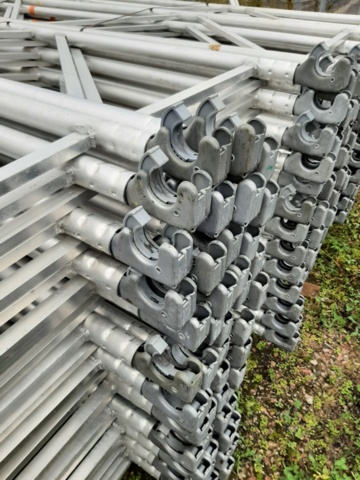 920387-4 Horizontal brace *double* (aluminium) 2.57m - Layher / approx. 50 pcs