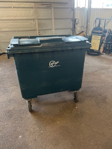 896862-1 Waste bin PWS 660 litres, grey/grey