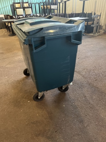 896862-2 Waste bin PWS 660 litres, grey/grey