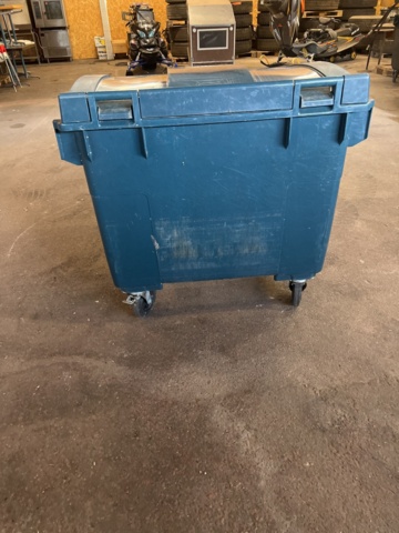 896862-3 Waste bin PWS 660 litres, grey/grey